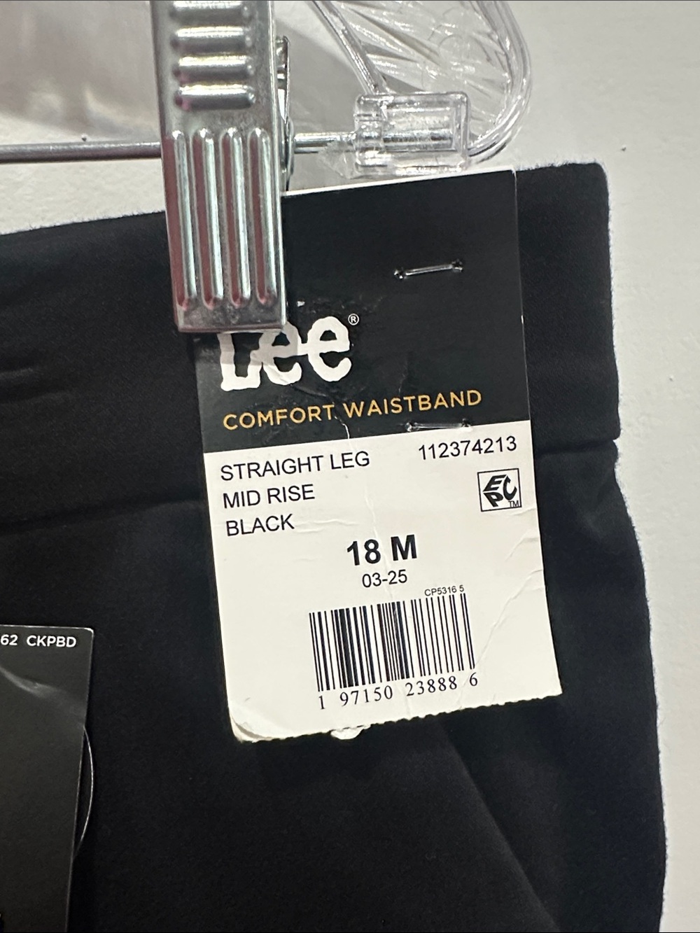 Women's Straight Woven Pant Size 18M - Picture 8 of 11